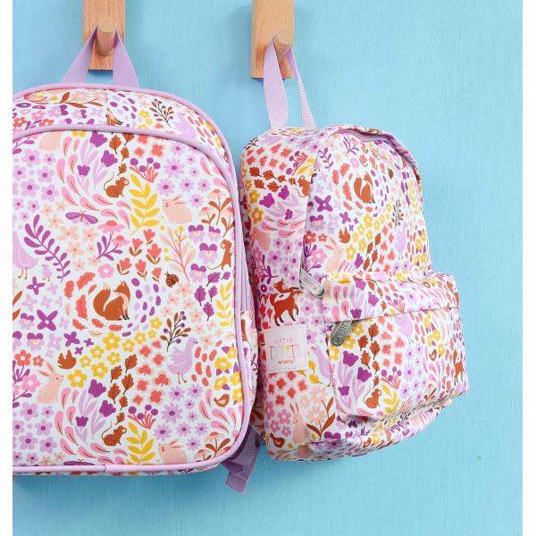 A Little Lovely Company – malý dětský batoh – květinová zahrada
