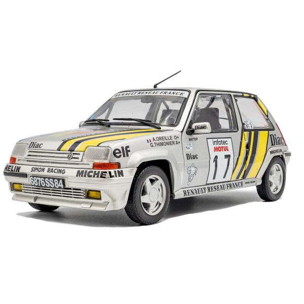 1:18 RENAULT 5 GT TURBO MK2 SILVER #17 A.OREILLE T