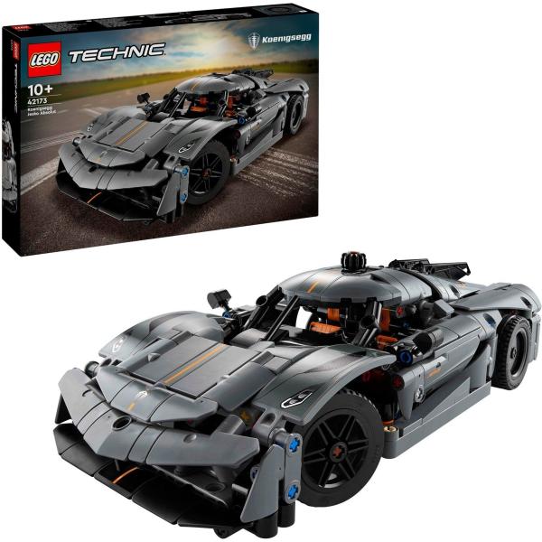 LEGO® Technic 42173 Šedé hyperauto Koenigsegg Jesko Absolut