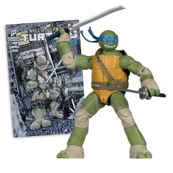 McFarlane figura con fumetto Teenage Mutant Ninja Turtles Leonardo 5in Action