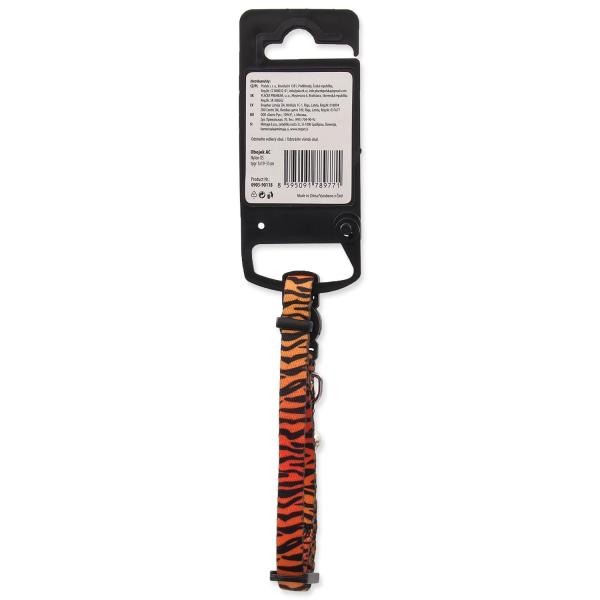 Obojek Active Cat nylon XS tygr 1x19-31cm (obrázek 3)