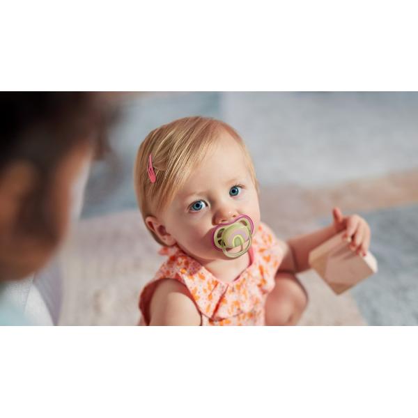 Philips AVENT Dudlík Ultra air obrázek 0-6m dívka (duha) 2ks (obrázek 3)