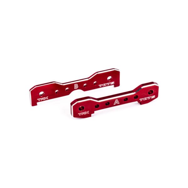 Traxxas spojka ramien predná hliníková červeno eloxovaná (pre Sledge)