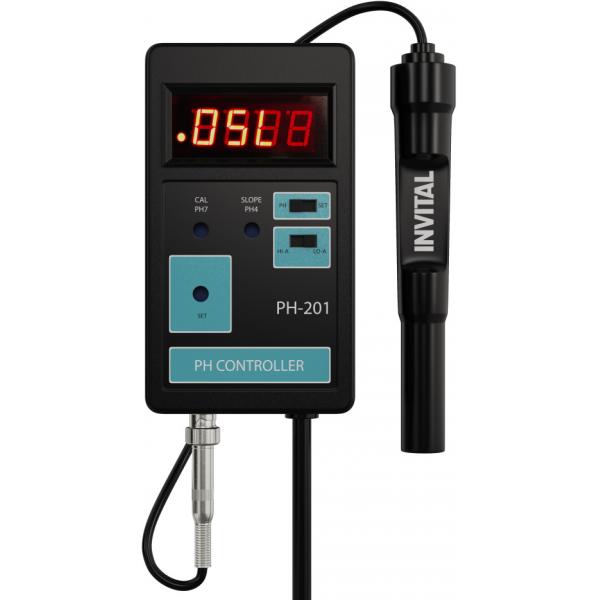 INVITAL pH kontrolér s sondou
