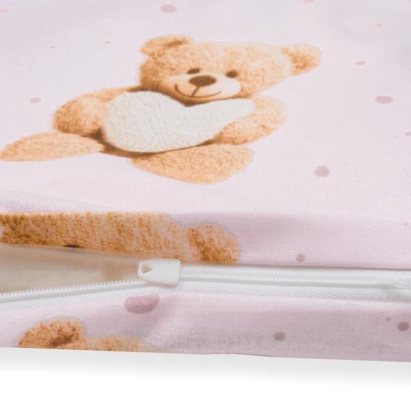 2-dílné povlečení na postel New Baby Love Teddy Bear 90/120 cm pink (obrázek 4)