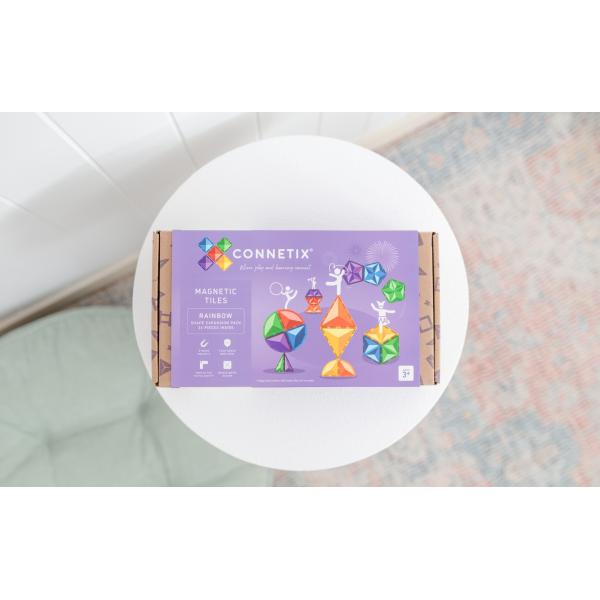 CONNETIX® Rainbow Shape Expansion Pack magnetická stavebnice 36 ks (obrázek 7)