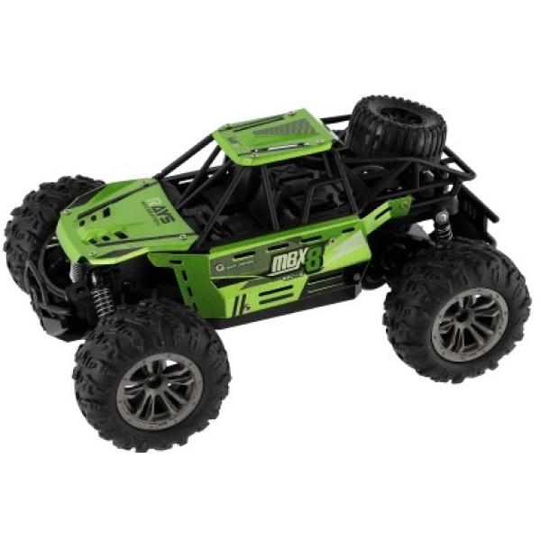 Auto RC buggy terénní zelené 22cm plast 2,4GHz na baterie + dobíjecí pack