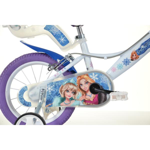 Dino Bikes – Dětské kolo 16″ Snow queen 2022