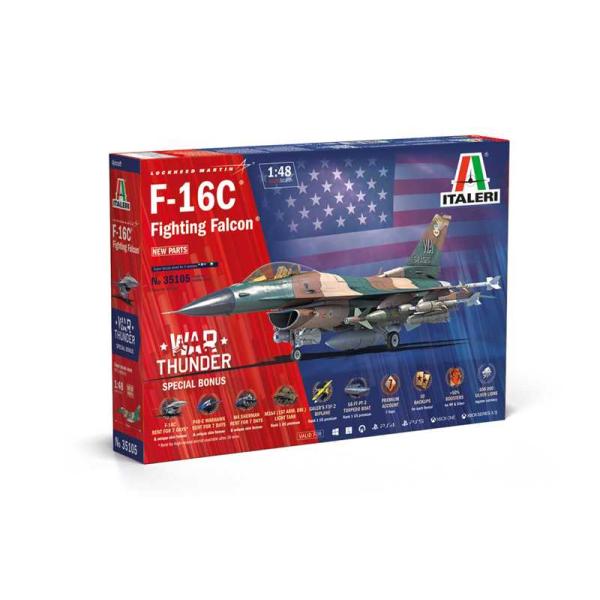 Model Kit War Thunder letadlo 35105 - F-16C Fighting Falcon (1:48)