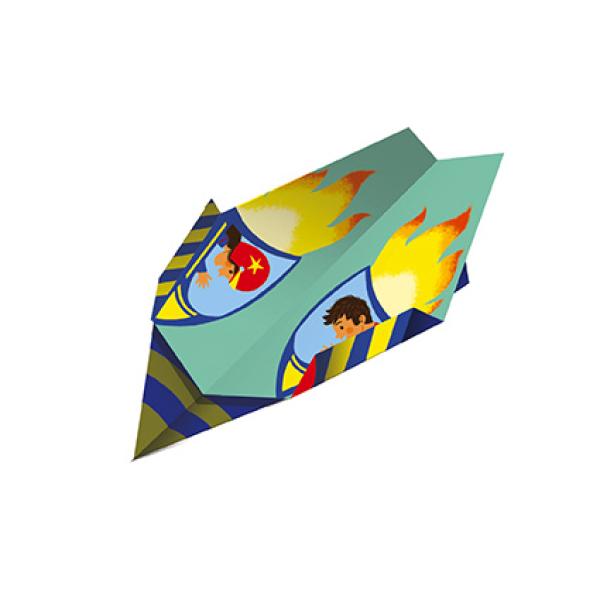 Janod Atelier Origami papírové skládačky Letadla Mini 6+ (obrázek 3)