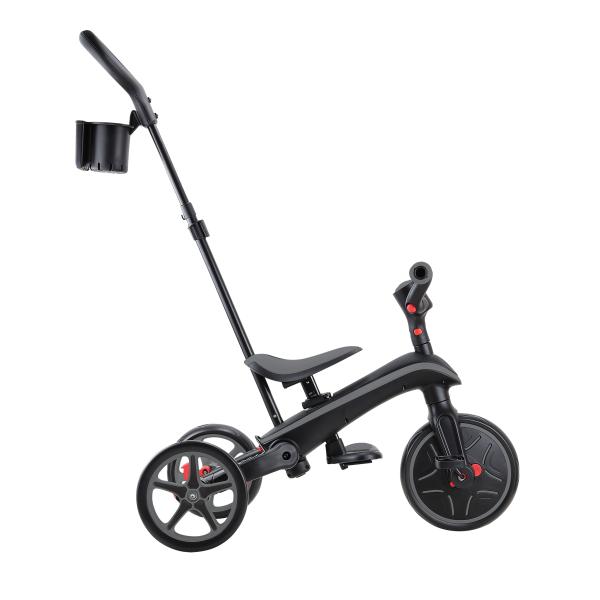 Globber tříkolka Explorer Trike Foldable 4in1 Black-Grey (obrázek 9)