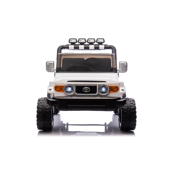 Elektrické autíčko Toyota FJ Cruiser XXL s pohonem 4x4, licencované (Dvou místné), bílé, (obrázek 6)