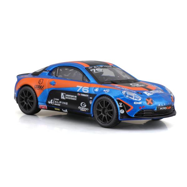 Bburago 1:43 Racing Alpine A110 CUP v dekorativní krabici (obrázek 6)