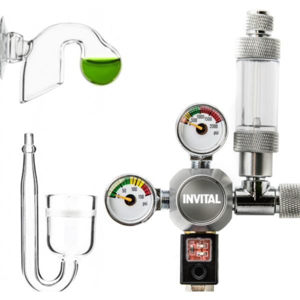 CO2 sada Standard s nočným vypínaním bez fľaše s príslušenstvom