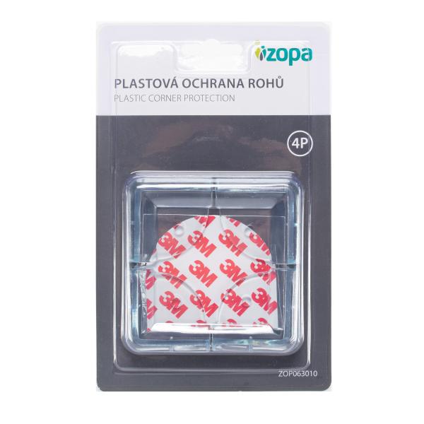 Plastová ochrana rohů 4ks, transparent (obrázek 8)