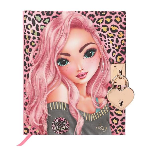 Top Model Diář se zámkem a tajným perem s UV světlem