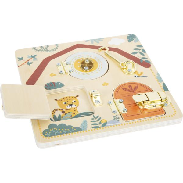 small foot Motorická doska se zámky "Safari"