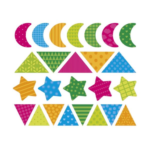 Janod Stickers Samolepky Geometrické tvary 150 ks (obrázek 7)