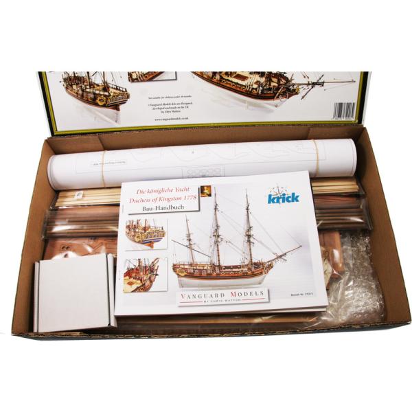 Vanguard Models Duchess of Kingston 1778 1:64 kit (obrázek 11)