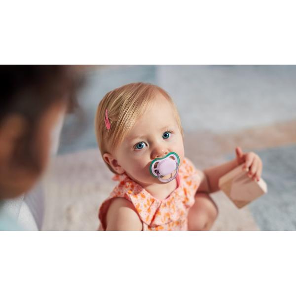 Philips AVENT Dudlík Ultra air neutral 0-6m dívka fialová 2ks (obrázek 3)