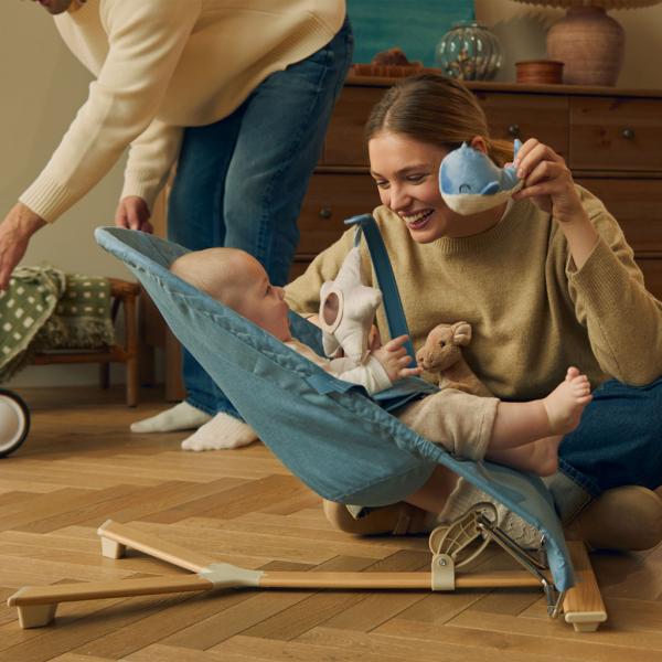 KINDERKRAFT Lehátko pohupující Mimi Nordic Breeze, do 9kg