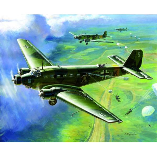 Wargames (WWII) letadlo 6139 – Junkers Ju-52 Transport Plane (1: 200)