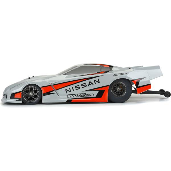 PROTOform karosérie 1:10 Nissan GT-R R35 Pro šedá: Drag Car (obrázek 4)