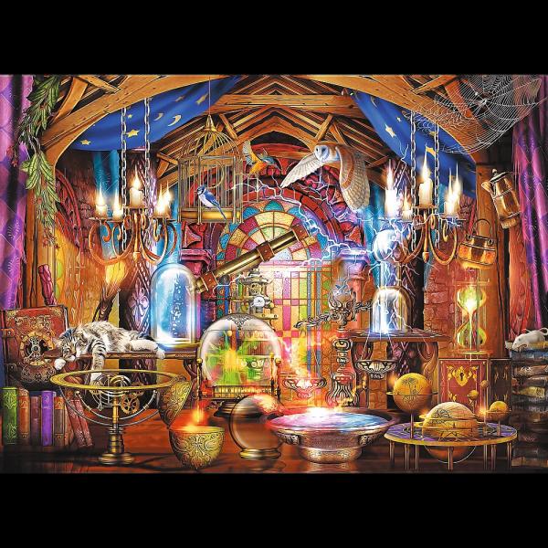 Trefl Dřevěné puzzle 1000 – Magická komnata