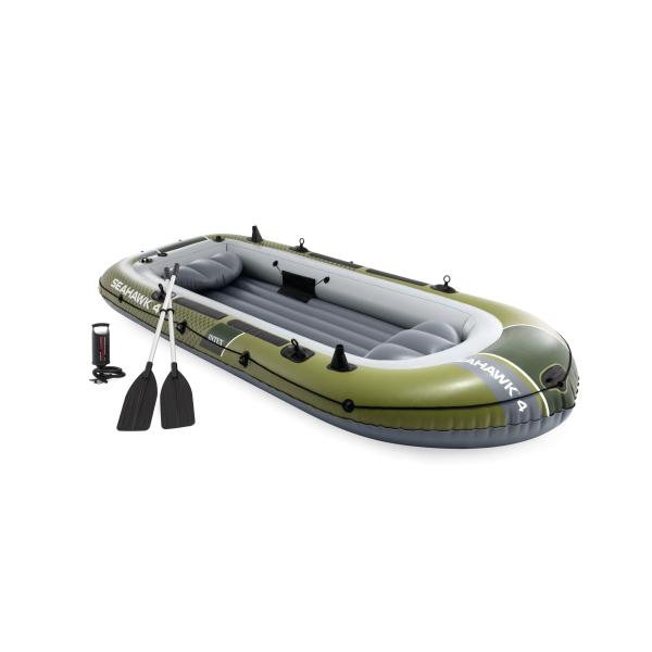 Intex 66334 Gommone Seahawk™ 4 Set, 351 x 145 x 48 cm