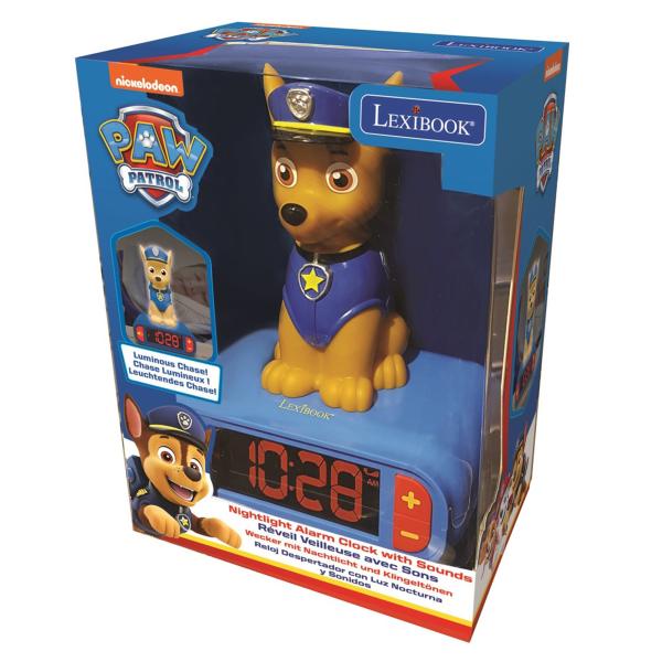 Lexibook Budík s nočním 3D světlem Paw Patrol Chase (obrázek 5)