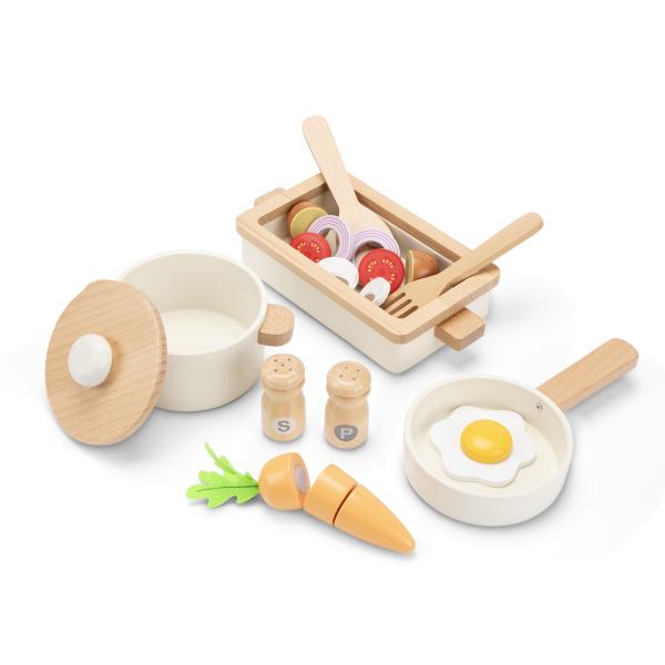 Woet Drevená sada riadu