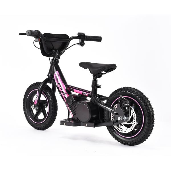 Dětské elektrické odrážedlo RIRIBIKE RTX3 24V (12”), růžové, Lithiová baterie, 100W motor, (obrázek 4)