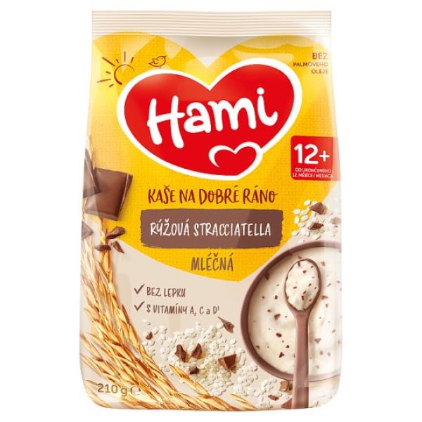 HAMI Kaše mléčná rýžová stracciatella 210 g