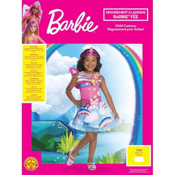 BARBIE Fairy dětský kostým velikost (122-128cm)