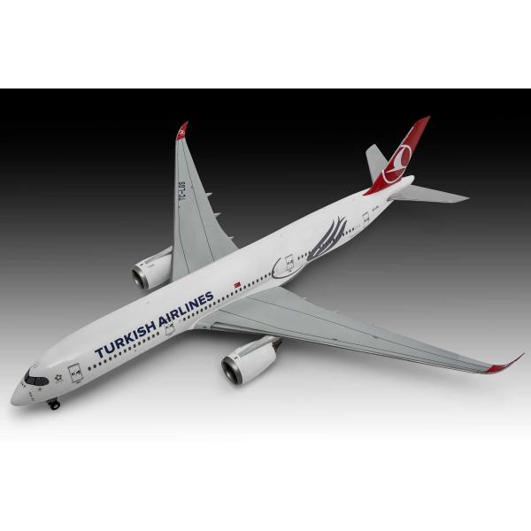 Plastic ModelKit letadlo 03773 - Airbus A350-900 "Turkish Airlines" (1:144) (obrázek 4)