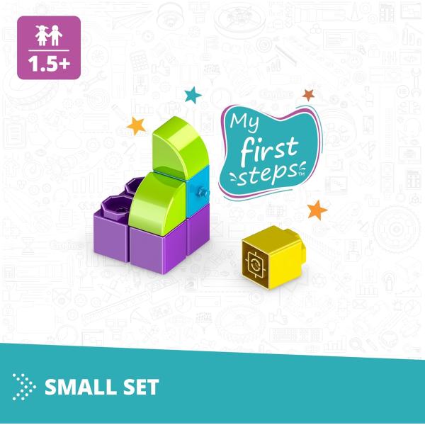 Engino BABY QBOIDZ – Moje první kroky – malý set (v plastové vaničce)