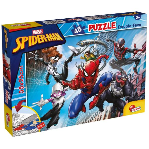Lisciani Spider-Man puzzle oboustranné 48