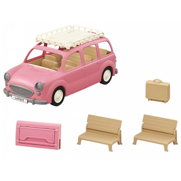 Sylvanian Families Rodinné auto růžové Van