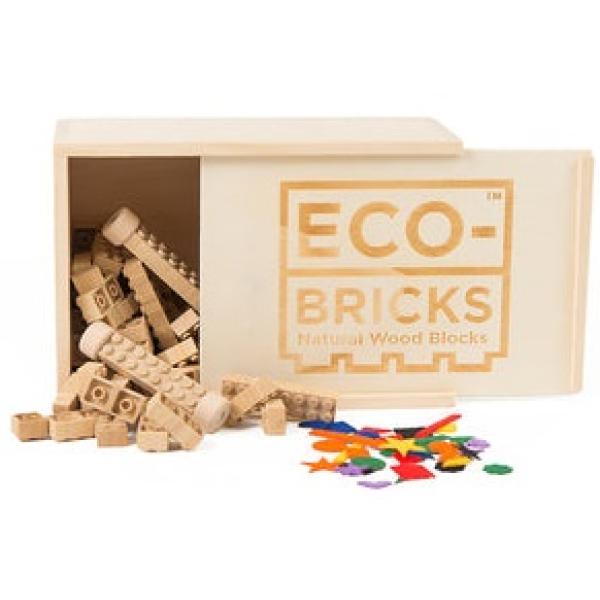 ECO-BRICKS Bambusová stavebnice 90 dílků