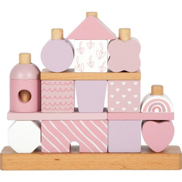 small foot Nasazování na tyč Domeček růžový (obrázek 3)