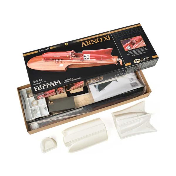 AMATI Arno XI Ferrari závodní člun 1:8 kit (obrázek 6)