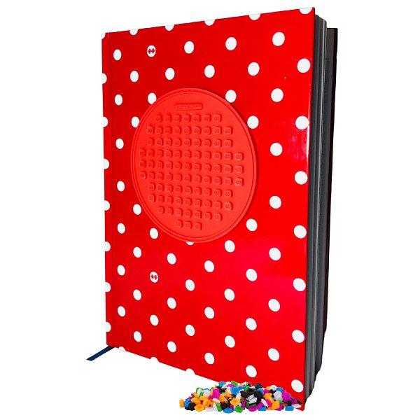 PIXIE CREW Deník A5 červená tečka