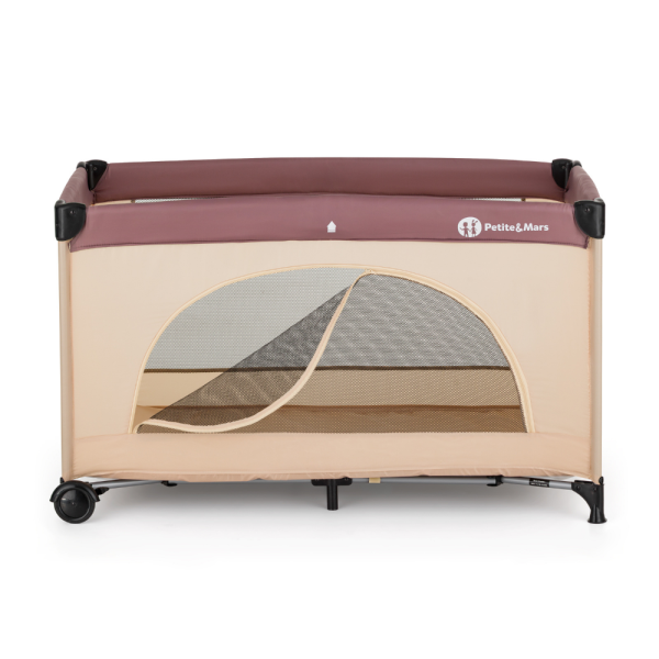 PETITE&MARS Postýlka cestovní Nyja Urban Jungle Sand (obrázek 3)