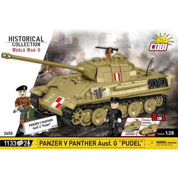Cobi II WW Panzer V Panther Ausf. G "Pudel", 1:28, 1133 k, 2 f (obrázek 8)