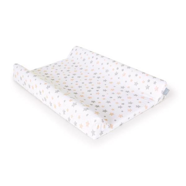 Potah na přebalovací podložku 50x70-80cm 2ks Light Grey + Yellow Stars (obrázek 4)