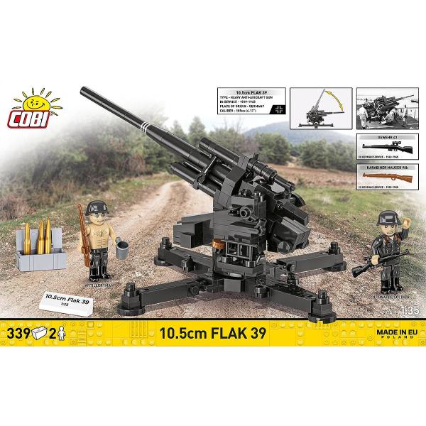 Cobi Protiletadlové dělo 10.5 cm Flak 39, 1:35 (obrázek 6)