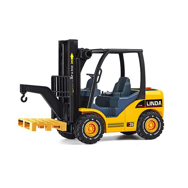 Carrello elevatore con effetti con pallet 31 cm