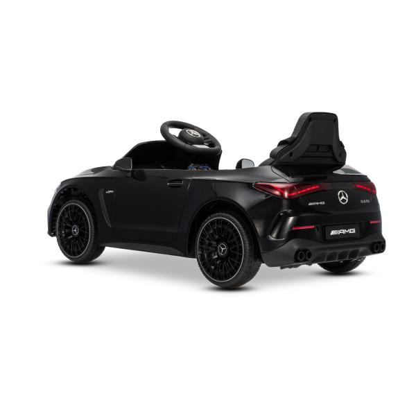 Elektrické autíčko Mercedes CLE 12V s pohonem zadních kol, černé, Jednomístné, Lithiové