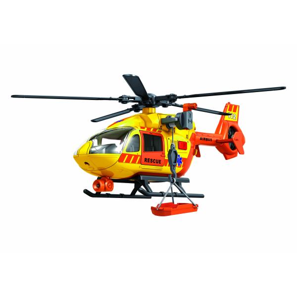 Vrtulník záchranársky s efektami 38 cm
