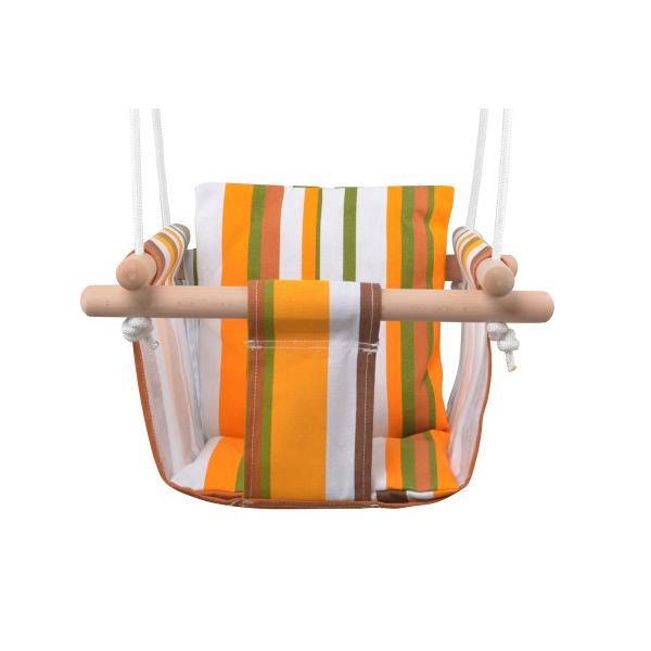 Houpačka plátěná pruhovaná